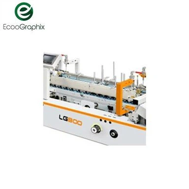 Didelės spartos popieriaus dėžutės klijavimo priemonė